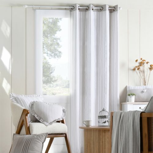 Coussin Décoratif Coeur - 35x60 Cm - Ecru