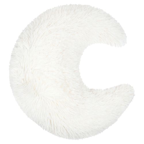 Coussin Déco Enfant En Forme De Lune - 45x45 Cm - Ecru