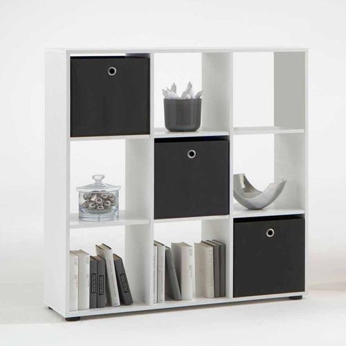 Étagère 9 Cases Design "gaman" 108cm Blanc