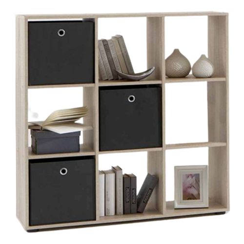 Étagère 9 Cases Design "gaman" 108cm Chêne