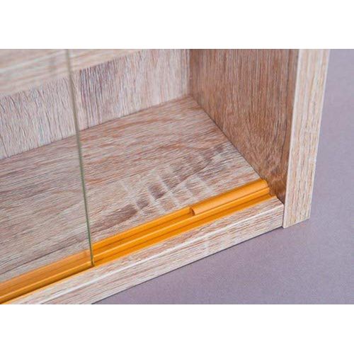 Vitrine Murale Pour Miniatures En Panneaux De Particules Coloris Sonoma, L80 X P9,5 X H60 Cm