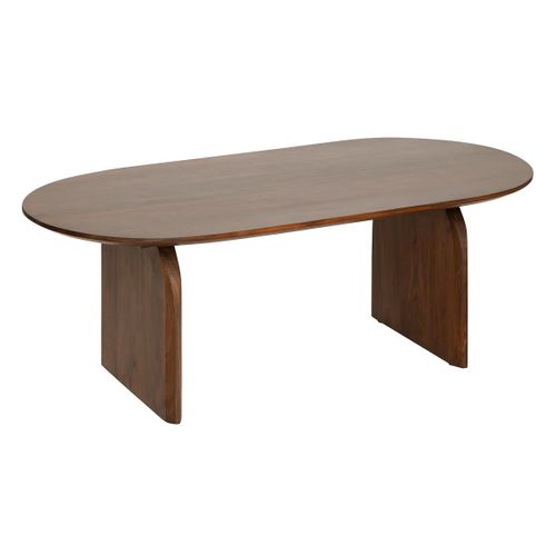 Table Basse, Table De Salon En Bois Coloris Marron - Longueur  120  X Profondeur 60 X Hauteur 45  Cm