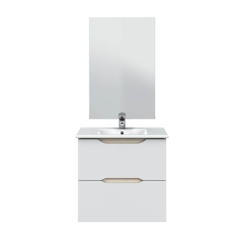 Ensemble De Salle Salle De Bain Coloris Blanc Et Cambrian