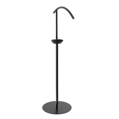 Valet De Nuit , Valet De Chambre En Métal Coloris Noir  -l. 45 X P. 34 X H. 116  Cm