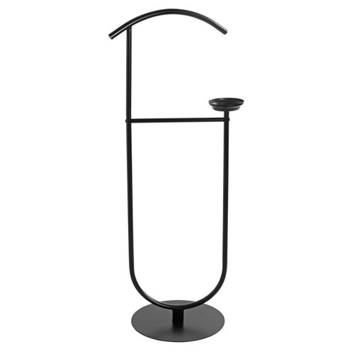 Valet De Nuit , Valet De Chambre En Métal Coloris Noir  -l. 45 X P. 34 X H. 116  Cm