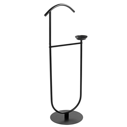 Valet De Nuit , Valet De Chambre En Métal Coloris Noir  -l. 45 X P. 34 X H. 116  Cm