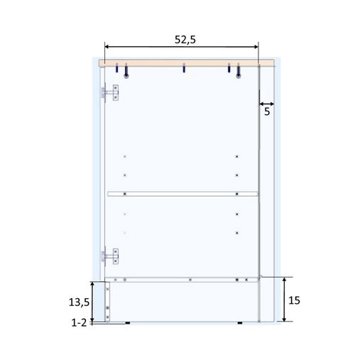 Ensemble De Cuisine Composé De 3 Éléments Coloris Blanc Brillant/chêne Canadien