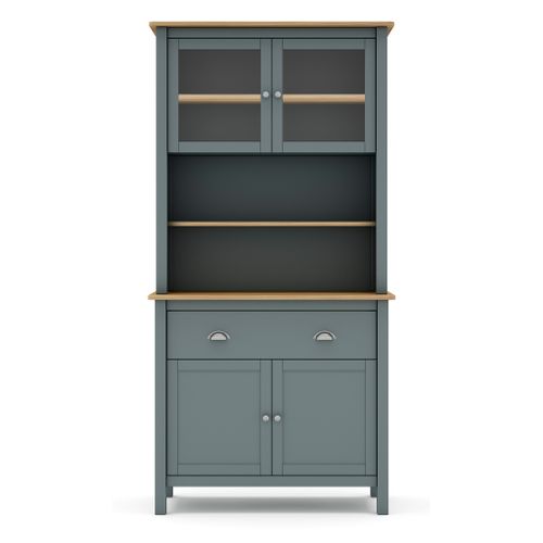 Buffet, Meuble De Rangement Avec 4 Portes Et 2 Tiroirs Coloris Vert Kaki, Chêne