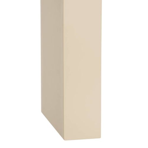 Table D'appoint, Table Ronde Coloris Beige - Diamètre 40 X Hauteur 45 Cm