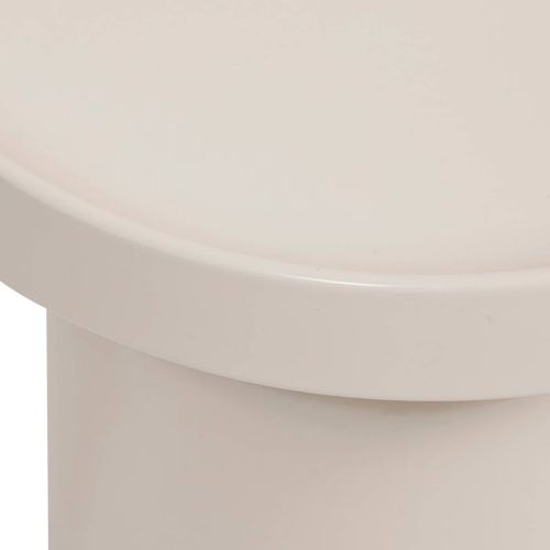 Table D'appoint, Table Basse Ronde En Acier - Diamètre 43 X Hauteur 42 Cm