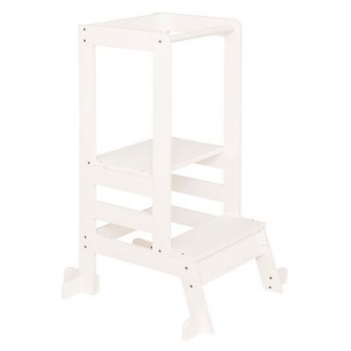 Tour D'apprentissage Pour Enfant Tour D'observation Coloris Blanc -l. 59,5 X P. 53,5 X H. 90 Cm