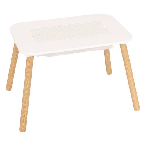 Table De Jeu Enfant Avec Plateau Réversible - Longueur 68,5 X Largeur 46,5 X Hauteur 43 Cm