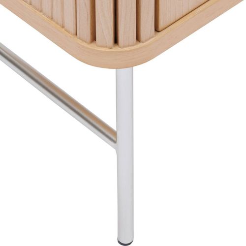 Colonne Meuble De Salle De Bain 1 Porte 4 Niches - Longueur 45 X Largeur 30 X Hauteur 160 Cm