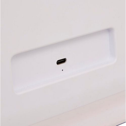 Miroir Pivotant Avec Éclairage LED Écran Tactile Coloris Blanc - L. 35 X P. 7 X H. 43 Cm