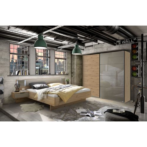 Chambre à Coucher (lit Adulte 160x200cm + 2 Chevets + Armoire)