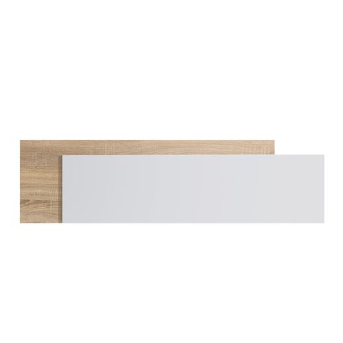Tête De Lit Coloris Chêne Et Blanc - Longueur 185 X Hauteur 50 X Profondeur 3 Cm