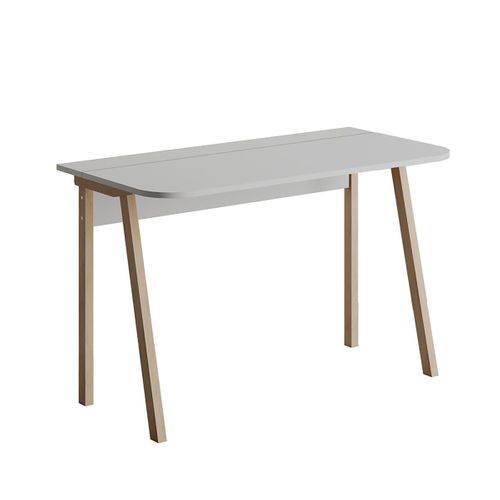 Bureau Table D'odinateur Table De Travail Coloris Blanc - H. 75 X L. 120 X P. 60 Cm