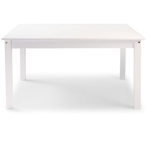 Table à Manger Coloris Blanc - Hauteur 150 X Longueur 135 X Profondeur 65 Cm