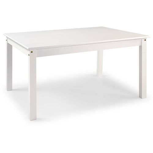Table à Manger Coloris Blanc - Hauteur 150 X Longueur 135 X Profondeur 65 Cm