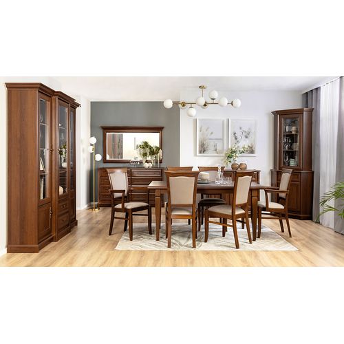 Commode D'angle Avec 1 Porte Et 1 Tiroir Coloris Châtaigne - L. 60 X P. 60,5 X H. 90,5 Cm