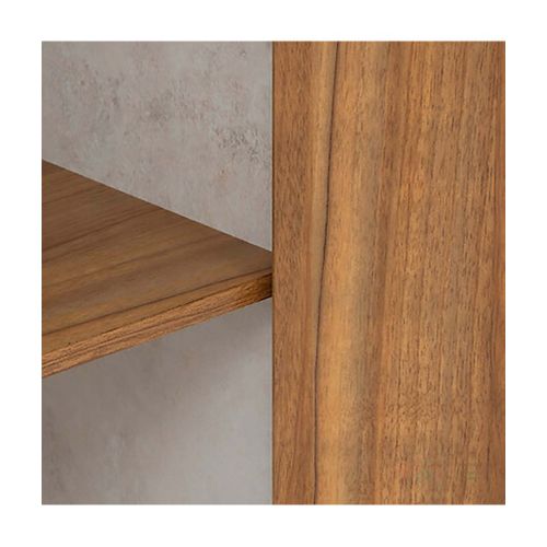 Meuble Sous Lavabo De Salle De Bain Avec 2 Portes, Coloris Marron/blanc - L. 60 X P. 30 X H. 80 Cm