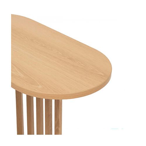 Table D'appoint Bout De Canapé, Coloris Beige - Longueur 49,5 X Profondeur 26 X Hauteur 56 Cm