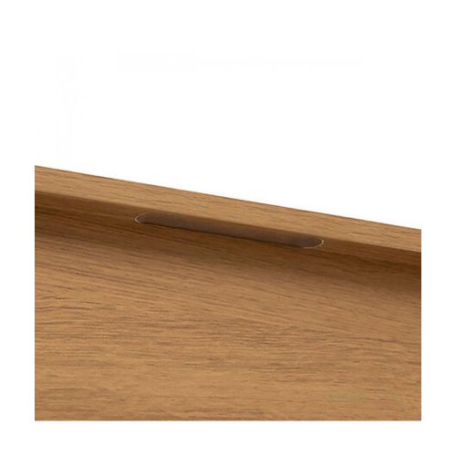 Commode Meuble De Rangement à 6 Tiroirs, Coloris Marron - L. 115 X P. 48 X H. 78 Cm