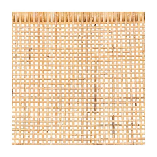 Lot De 2 Fauteuil Chaise En Teck Et Tressage En Rotin - Longueur 65 X Largeur 80 X Hauteur 71 Cm