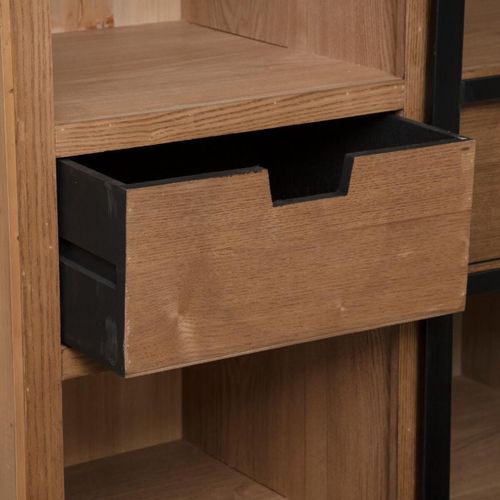 Vitrine 2 Tiroirs Longueur 80 X Profondeur 40 X Hauteur 150 Cm