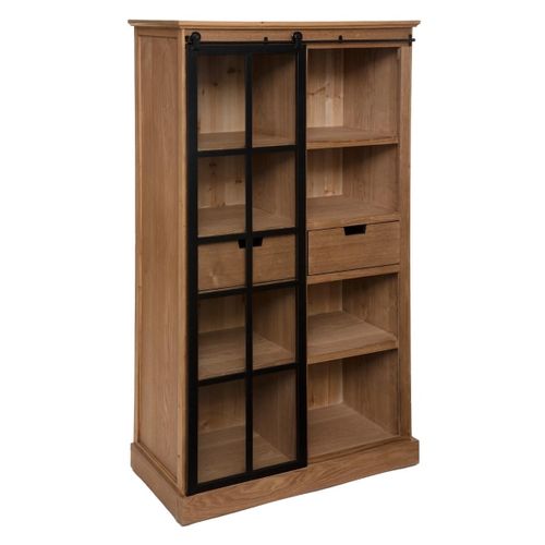 Vitrine 2 Tiroirs Longueur 80 X Profondeur 40 X Hauteur 150 Cm