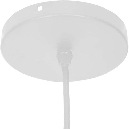 Luminaire Suspension Ovale En Bambou Naturel - Diamètre 46 X Profondeur 22 Cm