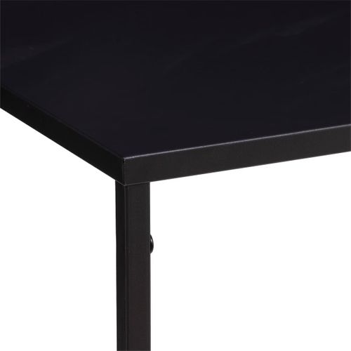 Table Console En Métal Noir - Longueur 120 X Profondeur 40 X Hauteur 85 Cm