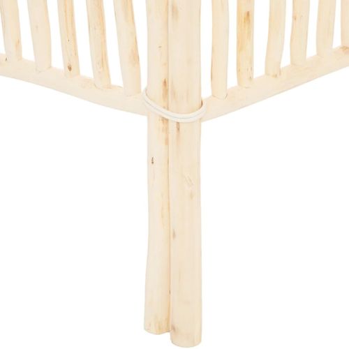Paravent Pliable Avec 3 Panneaux En Bois Et Corde En Coton - L. 119 X P. 4 X H. 169,5 Cm
