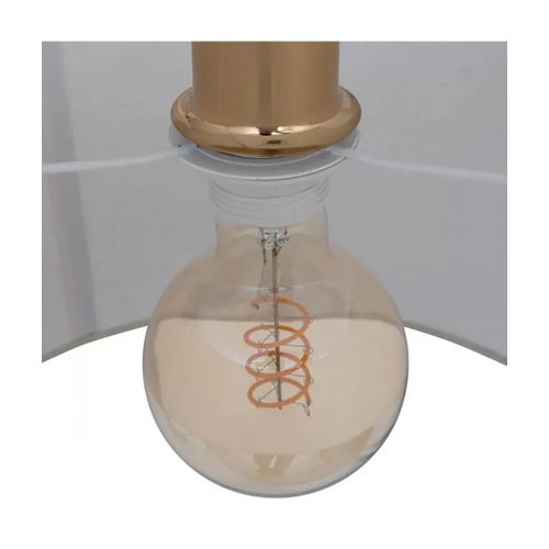 Lampadaire Avec Un Pied En Marbre Et Un Abat-jour Pivotable Blanc - L. 138 X P. 37 X H. 195 Cm