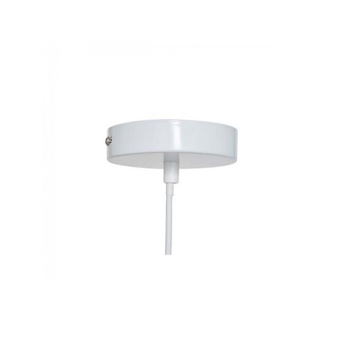 Luminaire Suspension En Forme De Poire Nervurée, Coloris Beige - Diamètre 49 X Hauteur 119 Cm