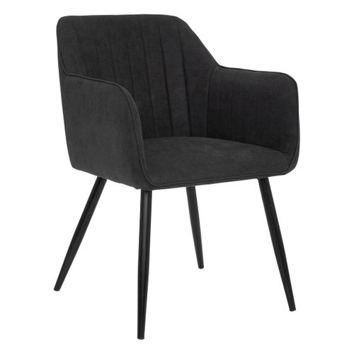 Lot De 2 Chaises Matelassées Style Fauteuil De Salle à Manger En Velours Avec Des Pieds En Métal