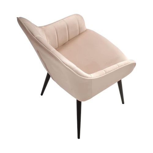 Lot De 2 Chaises Matelassées Style Fauteuil De Salle à Manger En Velours Avec Des Pieds En Métal