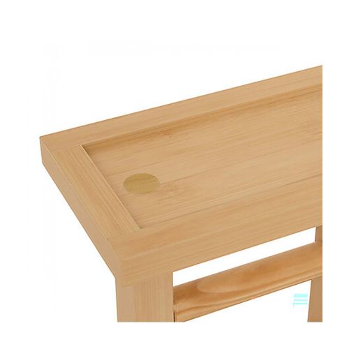 Dérouleur Papier Toilette En Bois Naturel Avec Réserve - Longueur 28 X Profondeur 20 X Hauteur 65 Cm