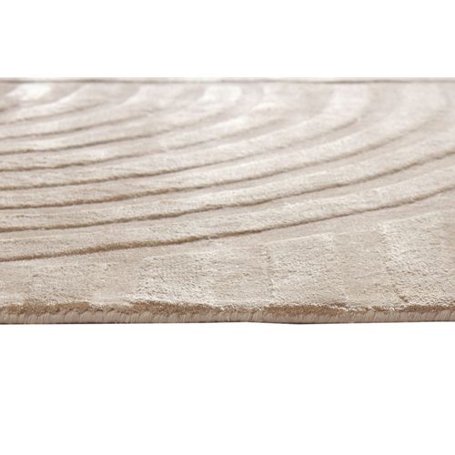 Tapis Rectangulaire  Viscose Beige 160x230cm