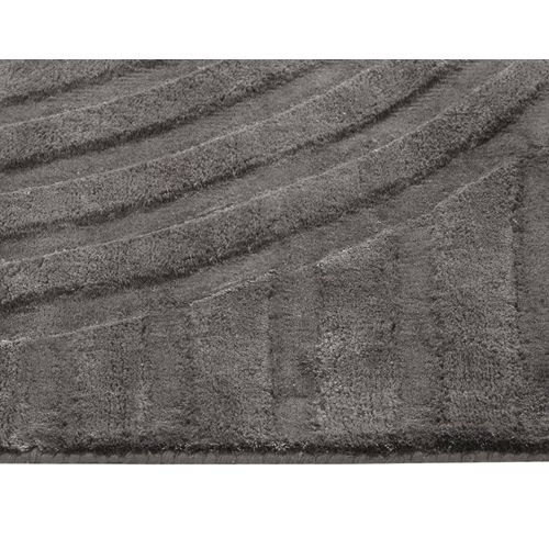 Tapis Rectangulaire  Viscose Gris Anthracite 160x230cm