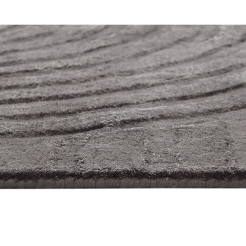Tapis Rectangulaire  Viscose Gris Anthracite 160x230cm