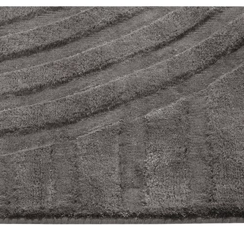 Tapis Rectangulaire  Viscose Gris Anthracite 200x300cm