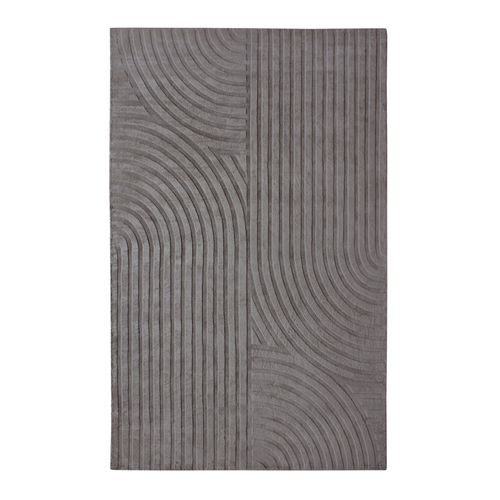 Tapis Rectangulaire  Viscose Gris Anthracite 200x300cm