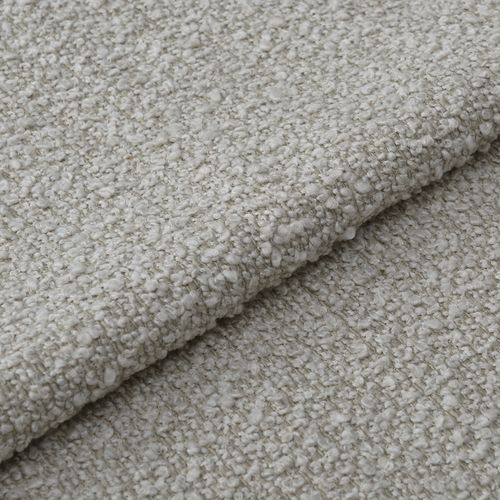 Lot De 2 Chaises Bouclette Taupe Et Pieds Noirs