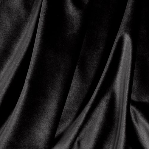 Fauteuil De Salle à Manger Velours Lisse Noir