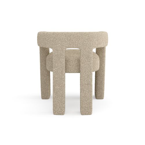 Fauteuil De Salle à Manger Bouclette Taupe