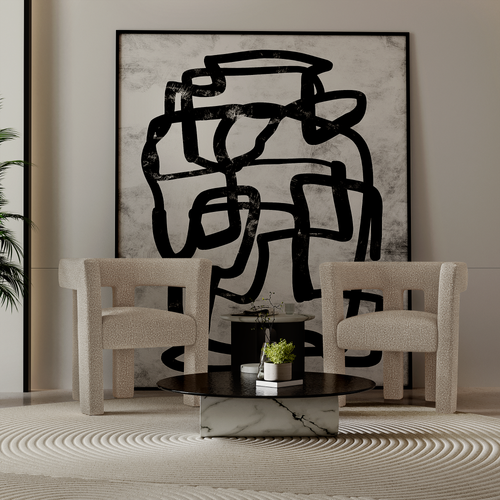 Fauteuil De Salle à Manger Bouclette Taupe