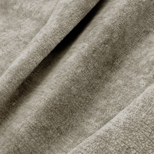 Fauteuil De Salon Rotatif 180° Velours Texturé Taupe