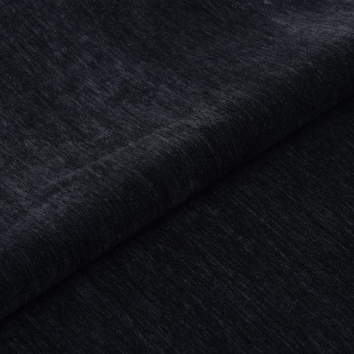 Canapé 4 Places Tissu Tramé Touché Doux Noir