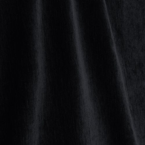 Pouf 60cm Velours Noir